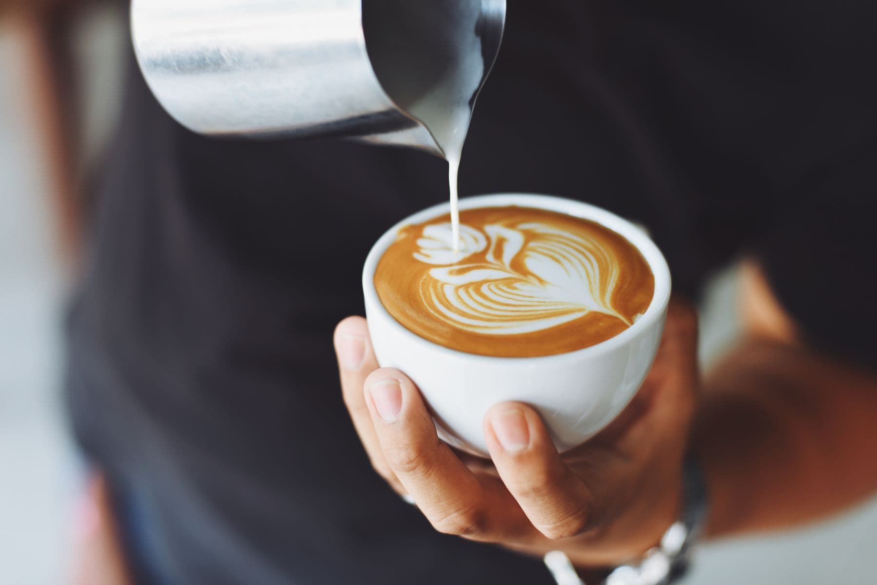 Latte at Arzou Coffee